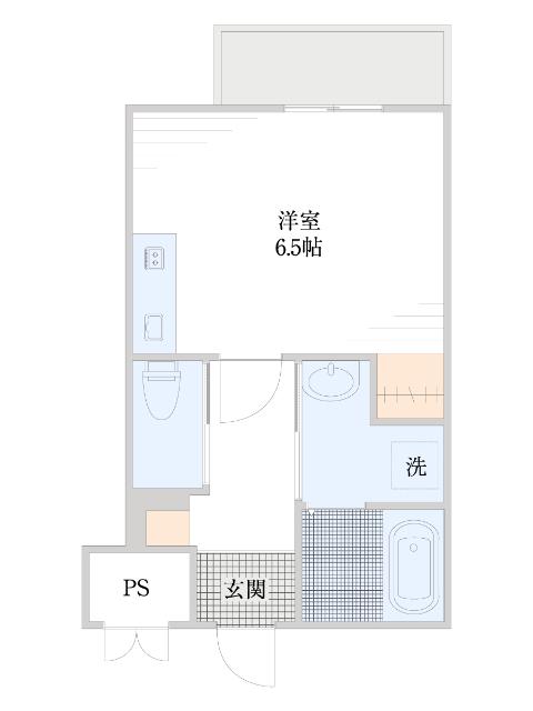 A.T MAISON駅前(ワンルーム/2階)の間取り写真