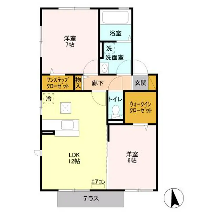 DALTON 2階階 間取り