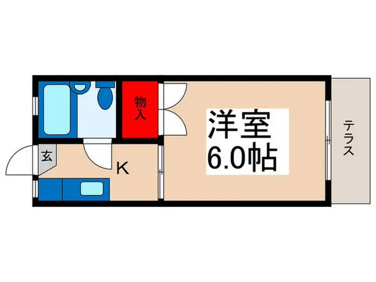 カーサ薫 1階階 間取り