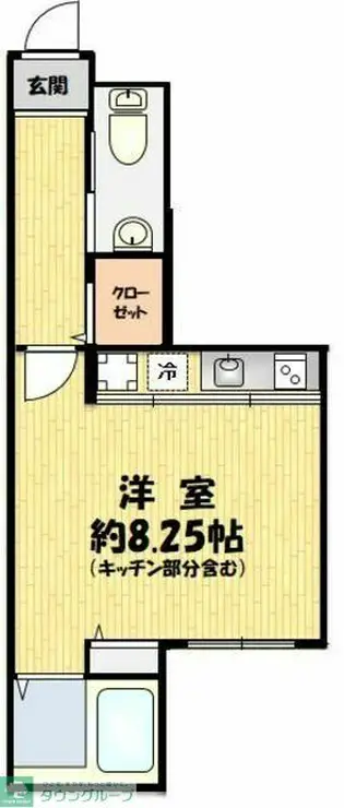 エスパスラフィネ 1階階 間取り