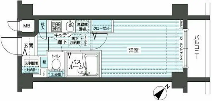 フェニックス新横濱エオール 3階階 間取り