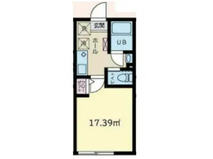 LUXE MAISON HEIAN(1K/3階)の間取り写真