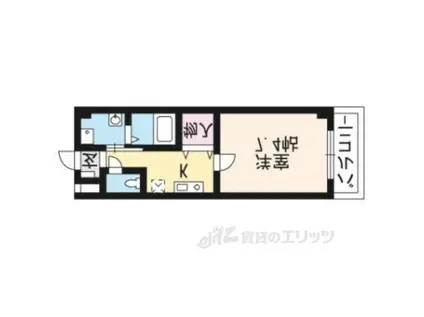 セイバリープレース(1K/3階)の間取り写真