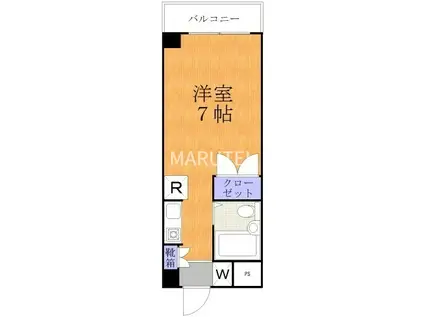 ハイファイン溝ノ口(ワンルーム/3階)の間取り写真