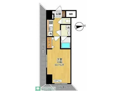 MARUEI7(1K/5階)の間取り写真