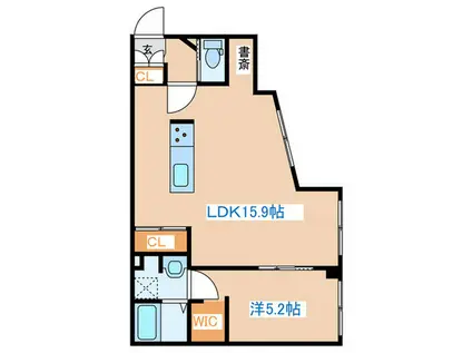R-FINO新さっぽろ(1LDK/2階)の間取り写真