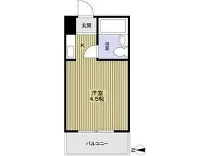 ルネッサンス32番館(ワンルーム/4階)の間取り写真