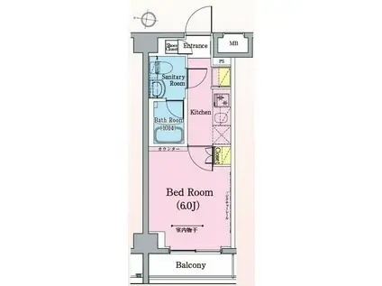 HYS 新小岩(1K/6階)の間取り写真