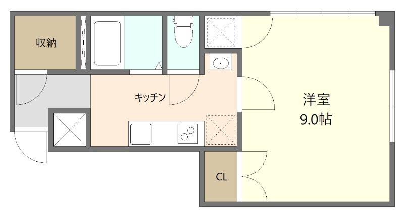 佐倉表町ビル(1K/2階)の間取り写真