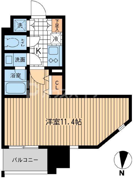 KDXレジデンス大山(1K/9階)の間取り写真