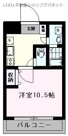 VALIS(1K/7階)の間取り写真