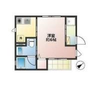 KSタウン安浦(ワンルーム/2階)の間取り写真