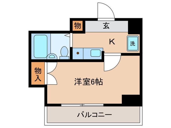 ドルフ板橋(1K/5階)の間取り写真