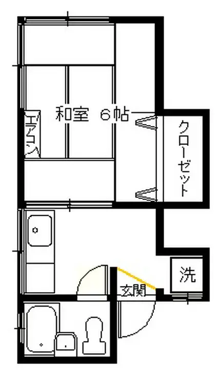 浅間荘 1階階 間取り