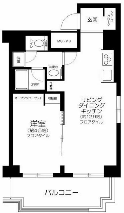 メイツ伊勢佐木長者町 8階階 間取り