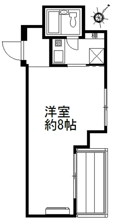 ルミネ五反田第2 8階階 間取り