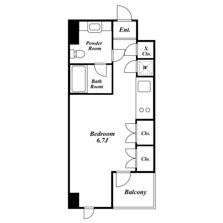 プレミアステージ三田慶大前 3階階 間取り