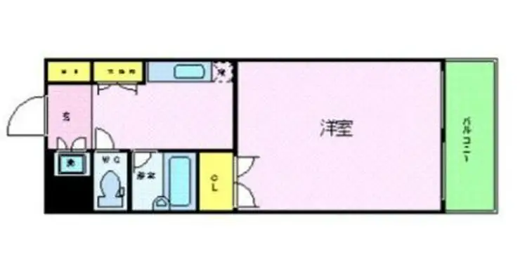 パレステュディオ新宿パークサイド 2階階 間取り