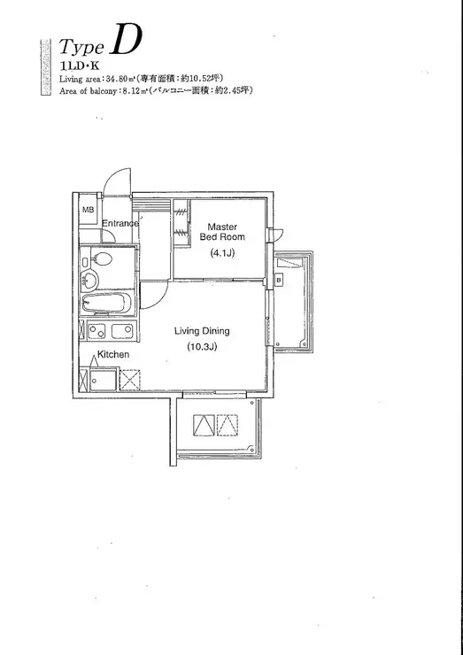 LANAICOZY1271 2階階 間取り