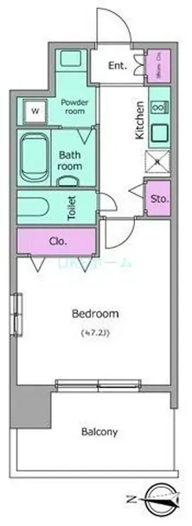レジディア船橋II 6階階 間取り