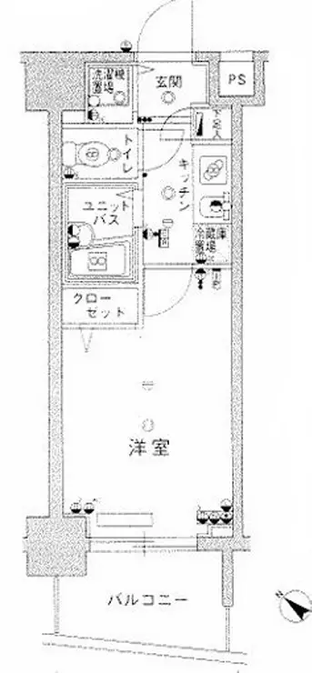 スカイコート池袋第7 2階階 間取り