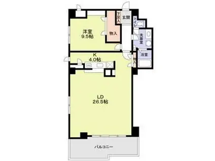 グランフォーレ(1LDK/5階)の間取り写真