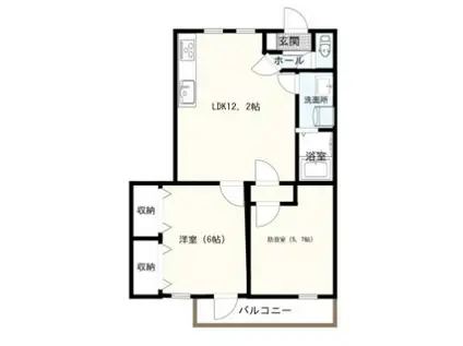 クライムヒルズ(2LDK/2階)の間取り写真