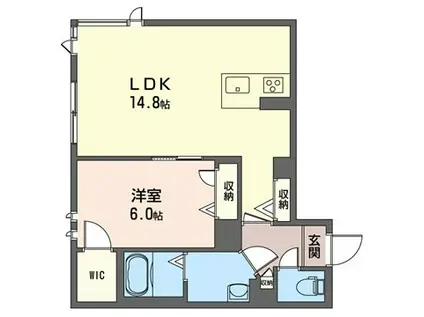 ネクスト ステージ(1LDK/3階)の間取り写真
