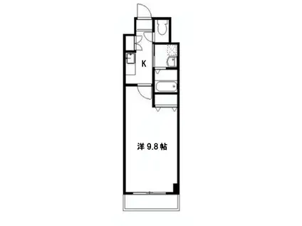 小倉ビルディング(1K/6階)の間取り写真