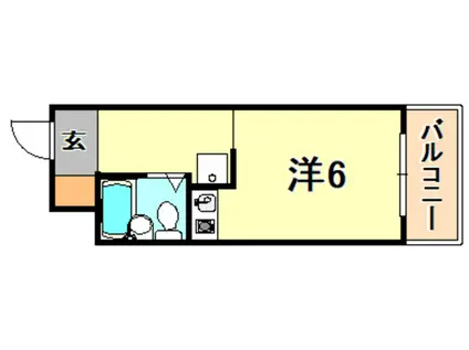 ライオンズマンション神戸元町第III(1K/7階)の間取り写真