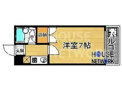 メゾンNOWNOW(1K/3階)の間取り写真