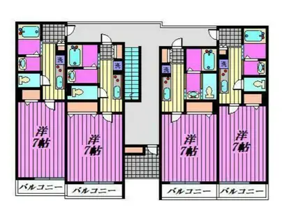 PICCOLA FORESTA(1K/1階)の間取り写真