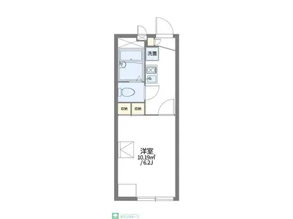 レオパレス一の宮(1K/2階)の間取り写真