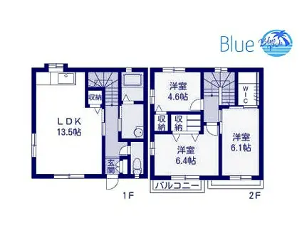 ジ・オーチャーディウス(3LDK/1階)の間取り写真