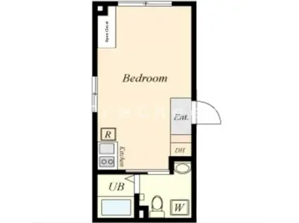 HW.HILLS目白(ワンルーム/2階)の間取り写真