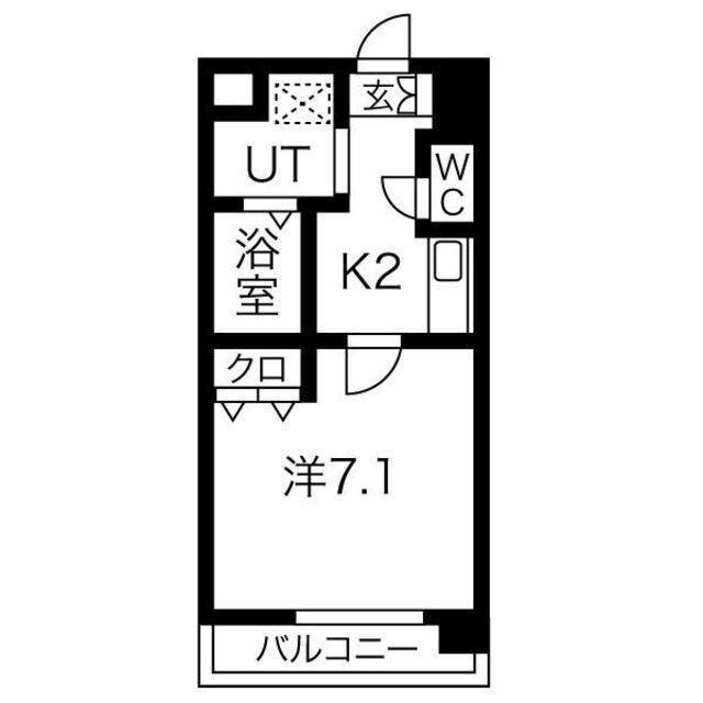 アルバ大須(1K/3階)の間取り写真