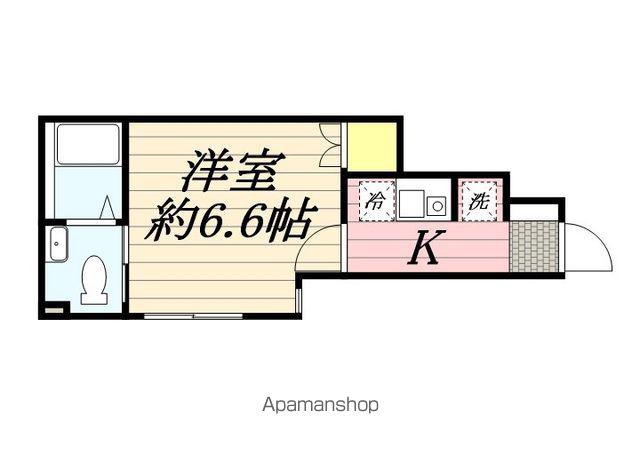 熊野前BASE(1K/1階)の間取り写真