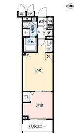 プライムアーバン新宿内藤町(1LDK/1階)の間取り写真
