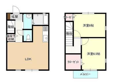 パナメゾンルミエール(2LDK/1階)の間取り写真