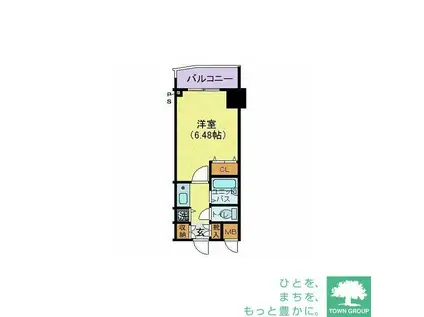 プレール武蔵小山弐番館(1K/3階)の間取り写真
