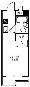 スカイハイツ吉祥寺 2階(ワンルーム/2階)の間取り写真