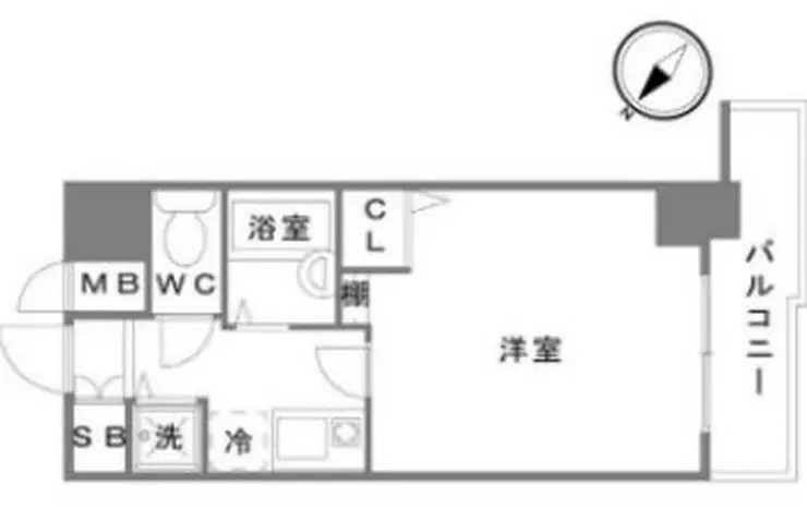 トーシンフェニックス日本橋人形町 8階階 間取り