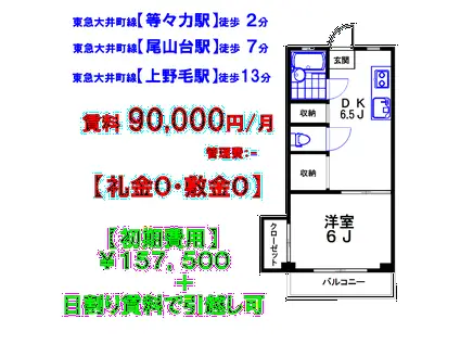 鈴木マンション(ワンルーム/4階)の間取り写真