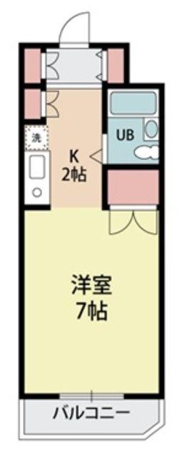 コアクレスト浦和(ワンルーム/3階)の間取り写真