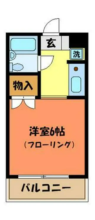 マリオン八王子III 2階階 間取り