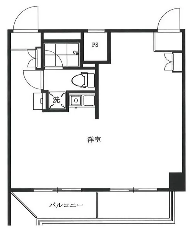 田町サンハイツ 3階階 間取り
