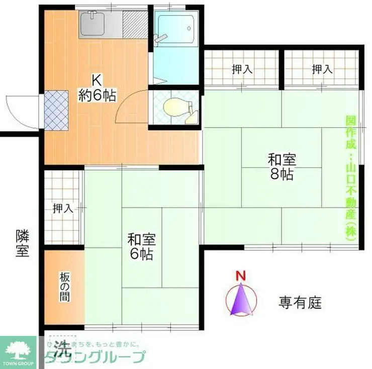 第2平荘 1階階 間取り