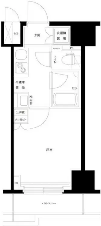 ルーブル大鳥居参番館 12階階 間取り
