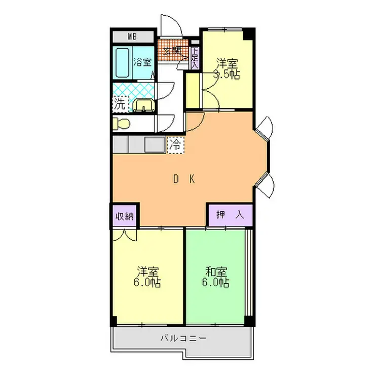 辻村マンション 5階階 間取り