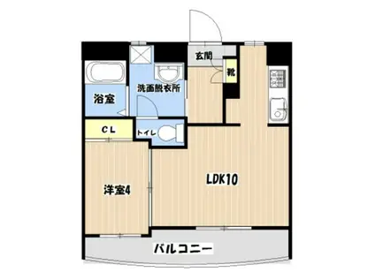LGA31(1LDK/1階)の間取り写真